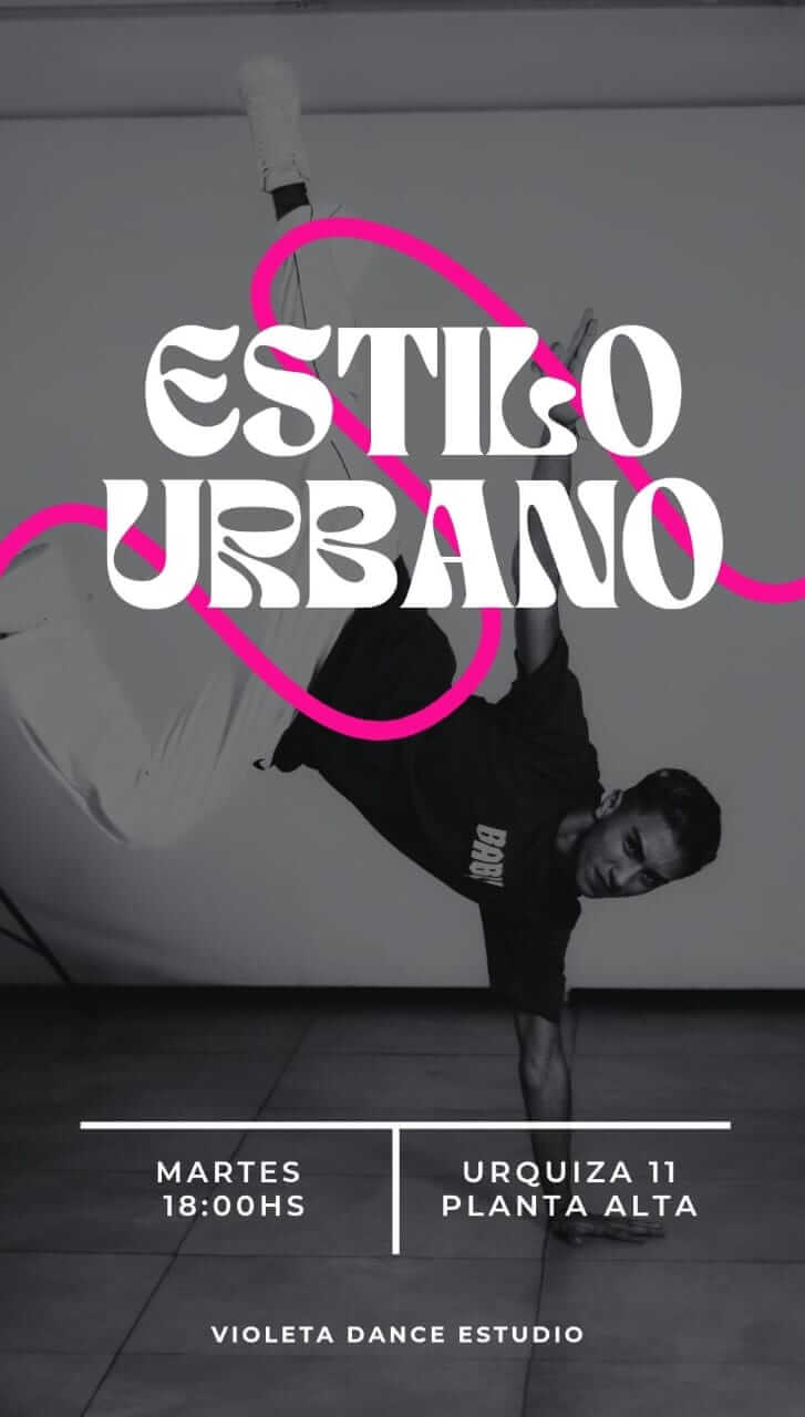 Flyer Clase Estilo Urbano Mirko